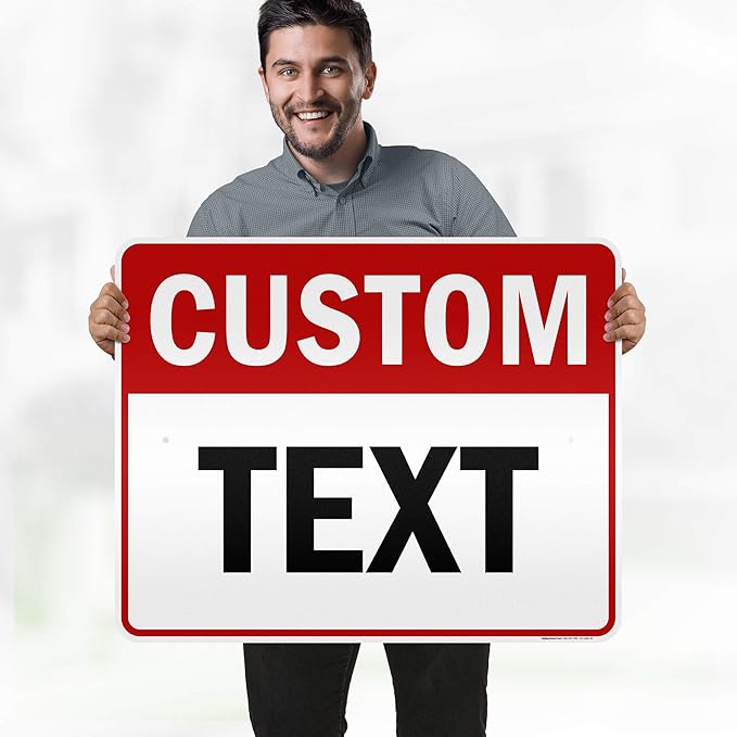 Custom Sign, Custom Sign for Business, Indoor/Outdoor use. 24x30 Inches, 3M EGP Reflective, Rust Free .080 Aluminum, Fade Resistant, Made in USA by My Sign Center (Header)