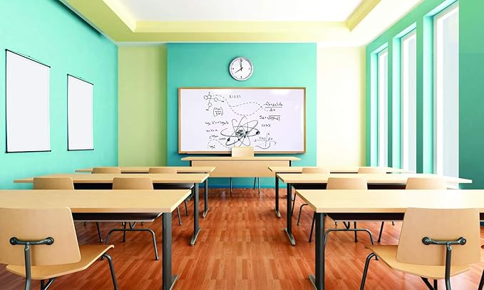 Ghent 4 x 5 Porcelain Magnetic Whiteboard, Wood Frame, 1 Marker, 1 Eraser, Made in the USA (M1W-45-4 )
