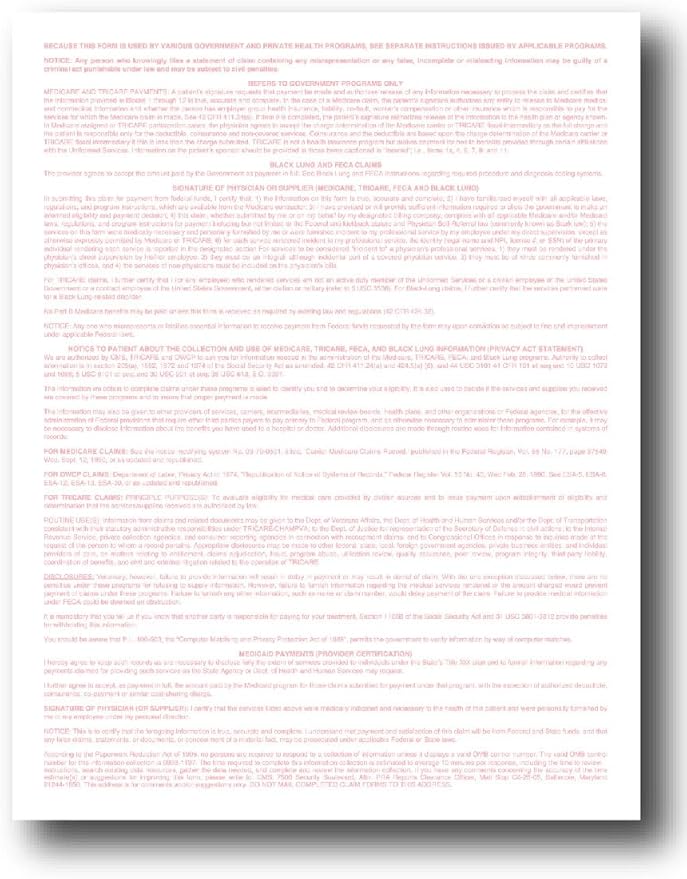 CMS 1500 Claim Forms - 500 Sheets | New Version HCFA 1500 02/2012 Revision | Laser & Inkjet Compatible Health Insurance Claim Forms for Accurate Medical Billing