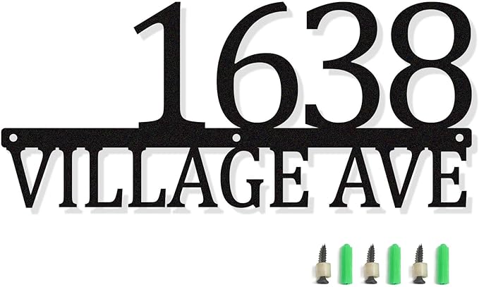 Metal House Numbers for Outside, Address Numbers for House, Address Signs for Houses, House Numbers for Outside Modern, Custom House Number Sign, Address Plaques for House Numbers