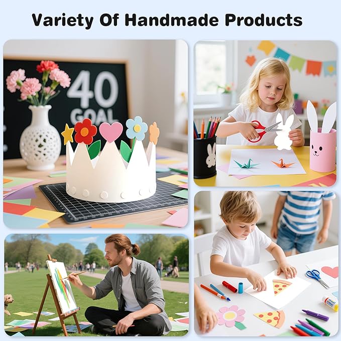 Cardstock 8.5 x 11, Thick Printer Paper 75 lb/200 gsm, 40 Sheets Cream Card Stock, Off White Heavy Card stock, CardStock Paper for Invitations, Diy Cards, Business Cards, Menus, Crafts, Drawing etc