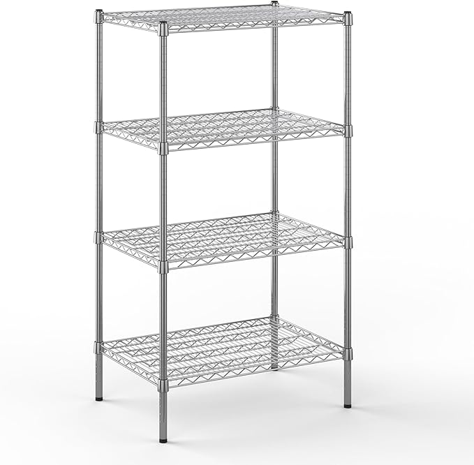 Regal Altair 21" Deep x 30" Wide x 54" Height Wire Shelving Kit | 4-Tier | NSF Commercial Storage Rack Unit