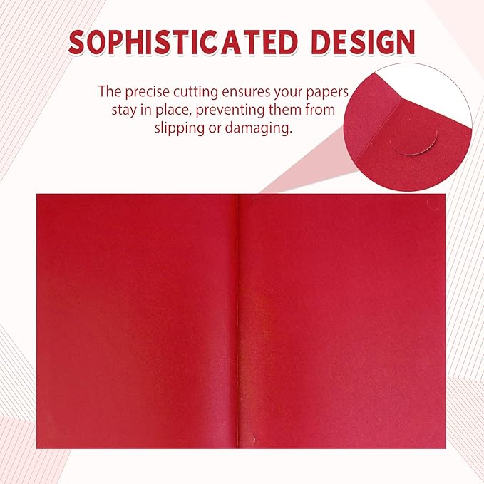 gisgfim 15Pcs Certificate Holders Diploma Covers Single Sided Gold Foil Border Award Certificate Covers for Letter Size 8.5x11 Certificates Cardstock Document Papers Storage Organizer (Bright red)