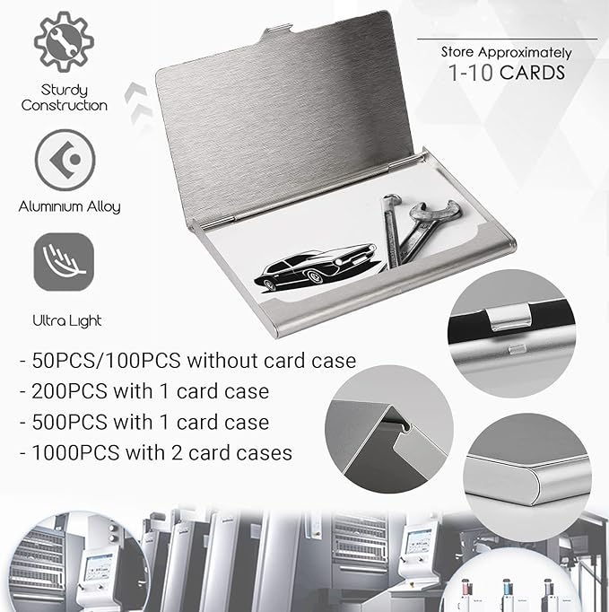 Custom Business Cards Double-Sided Personalized Stationery | Professional 300GSM Matte Paper for Small Business | 3.5x2 Inch