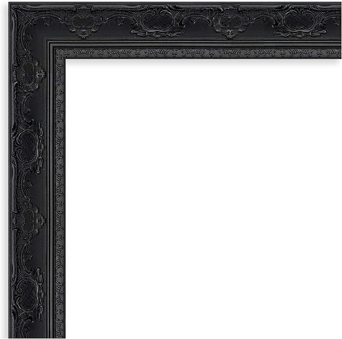 Amanti Art Black Framed Magnetic Board 16x22 Small Vision Board for use with Magnets, 100% Metal Sheet to Display Items as Office Decor or for Home Organization in mudroom, Kitchen or Kids Room