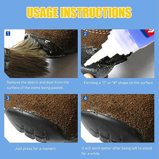 401 Super Glue Nail Liquid for Shoes Repair High Strength Multi Purpose Adhesive for Metal Plastic Jewelry Fast Drying Low Whitening (4 Pack 20ml Each)