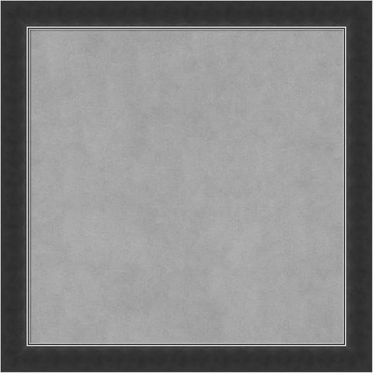 Amanti Art Black Framed Magnetic Board 23x23 Medium Vision Board for use with Magnets, 100% Metal Sheet to Display Items as Office Decor or for Home Organization in mudroom, Kitchen or Kids Room