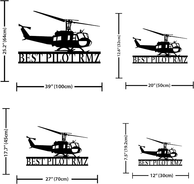 Personalized Metal Airplane Wall Art, Airplane Name Sign, Customized Pilot Name Sign, Airplane Hangar Sign Decor, Aviation Home Office Decor, Large Outdoor Decor, Pilot Gifts, Aircraft Lovers Gift