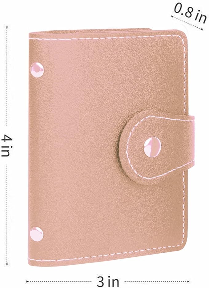 PRIVILLA 2 Pcs Credit Card Holder and business card holder，Sd Card Holder Each Has 26 Card Organizers, 2024 New Credit Card Holders book for Men and Women.
