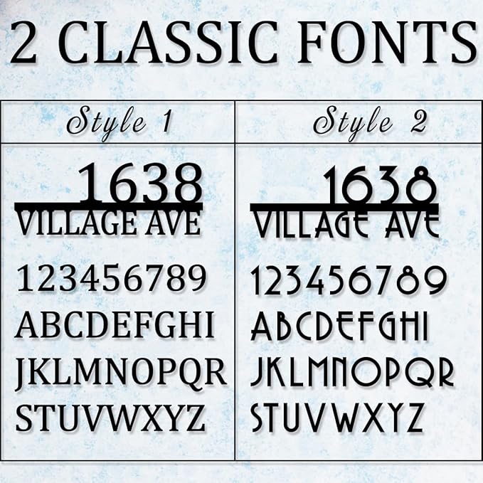 Metal House Numbers for Outside, Address Numbers for House, Address Signs for Houses, House Numbers for Outside Modern, Custom House Number Sign, Address Plaques for House Numbers