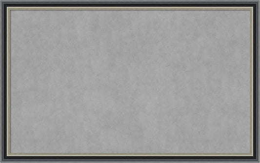 Amanti Art Black Framed Magnetic Board 27x43 Large Vision Board for use with Magnets, 100% Metal Sheet to Display Items as Office Decor or for Home Organization in mudroom, Kitchen or Kids Room
