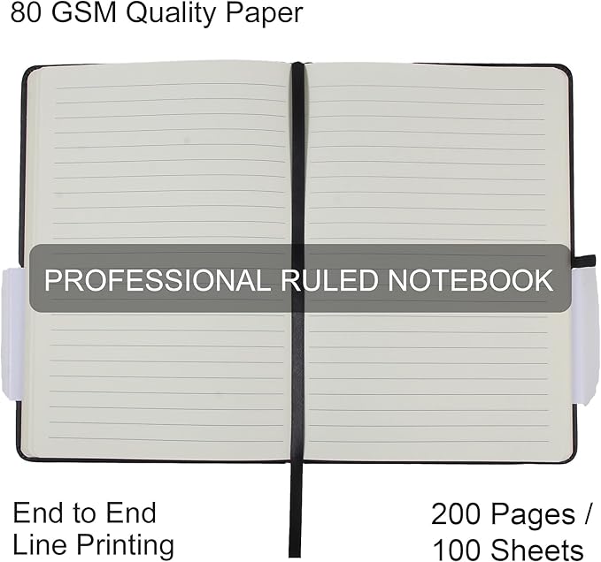 LYDTICK 20 Pack Journals for Writing College Ruled Notebooks Journal in Bulk, Hardcover Notebooks (200Pages) for Note Talking, Lined Bullet Journals for Home School Office, 5.7"x8.4", 5 Colors