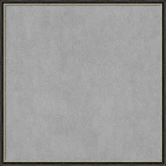 Amanti Art Black Framed Magnetic Board 25x25 Medium Vision Board for use with Magnets, 100% Metal Sheet to Display Items as Office Decor or for Home Organization in mudroom, Kitchen or Kids Room
