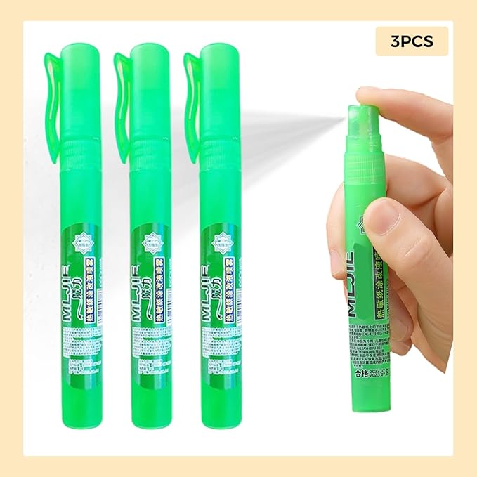 Correction Fluid for Thermal Paper, 3Pcs Information Protection White Out Liquid, Address Eraser Concealing Correction Sprayer
