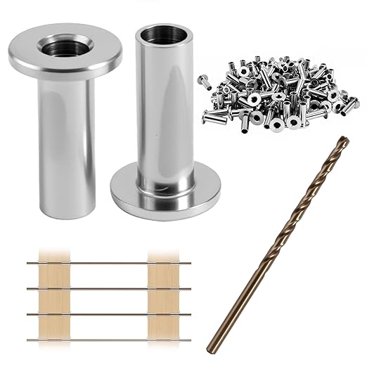 120 Pack Cable Railing Protector Sleeves,T316 Stainless Steel Protective Sleeves for 1/8" 5/32" or 3/16" Deck Cable Railing | Wood/Composite Posts/DIY Balustrade