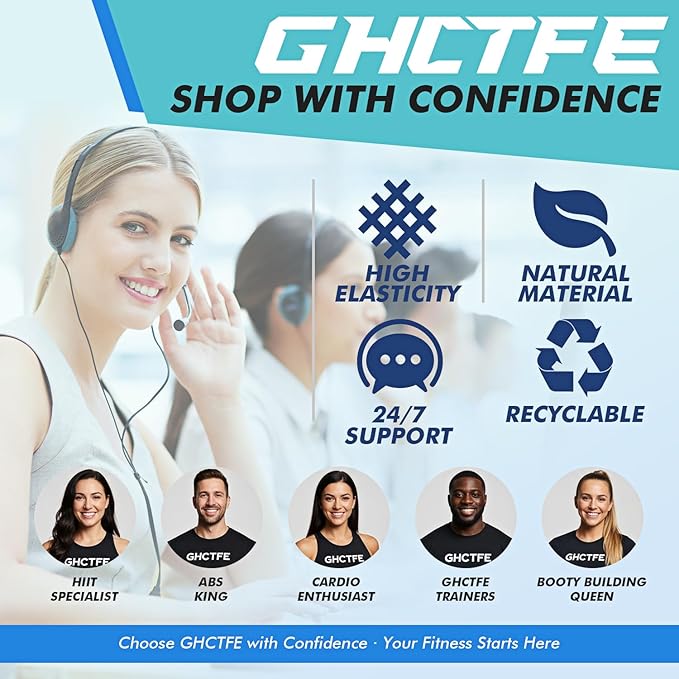 GHCTFE 20PCS Resistance Bands Bulk Set for Trainers, Small Groups & Fitness Classes, Mini Bands for Glutes, Legs, and Core Workouts, Loop Exercise Bands with Storage Bag, Gift for Workout Buddies