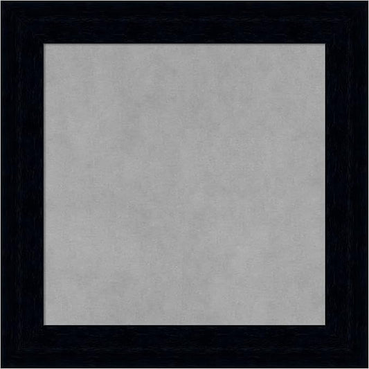 Amanti Art Black Framed Magnetic Board 20x20 Small Vision Board for use with Magnets, 100% Metal Sheet to Display Items as Office Decor or for Home Organization in mudroom, Kitchen or Kids Room