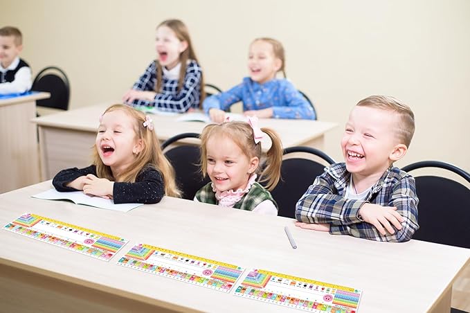 WALENGIF 36 Pcs Desk Name Tags for Classroom - Colorful Students Name Plates for Desks - Multipurpose Manuscript Name Tags for Student Desks Kindergarten Preschool 1st 2nd 3rd Grade Teaching Supplies