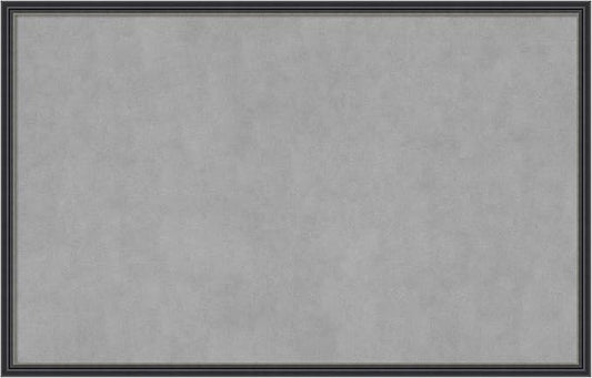 Amanti Art Black Framed Magnetic Board 21x33 Large Vision Board for use with Magnets, 100% Metal Sheet to Display Items as Office Decor or for Home Organization in mudroom, Kitchen or Kids Room
