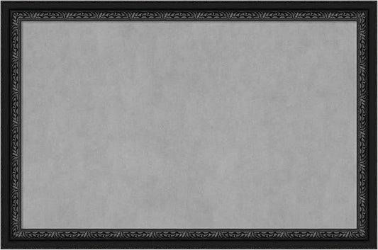 Amanti Art Black Framed Magnetic Board 24x36 Large Vision Board for use with Magnets, 100% Metal Sheet to Display Items as Office Decor or for Home Organization in mudroom, Kitchen or Kids Room