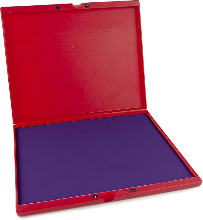 MaxMark Industrial Stamp Pad - Extra Large 9.25" x 12.25" Stamp Pad - Purple Ink