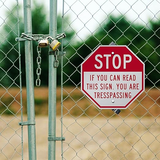 SmartSign Custom STOP Sign 12" x 12" 3M Engineer Grade Reflective Aluminum, Personalized Metal Sign for Outdoor, Parking Lots, Gate, Garages, USA-Made