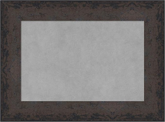 Amanti Art Black Framed Magnetic Board 17x23 Small Vision Board for use with Magnets, 100% Metal Sheet to Display Items as Office Decor or for Home Organization in mudroom, Kitchen or Kids Room