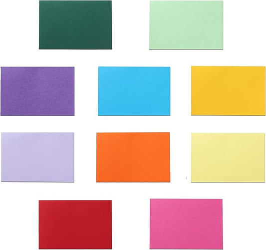 Guakicae 60 Sheets 10 Assorted Colors Cardstock 4 x 6 Scrapbooking Paper, 300gsm/110lb Heavyweight Art Flat Card Stock Printer Paper for Cards Making, Invitations, Greeting Cards, Festival Blessings