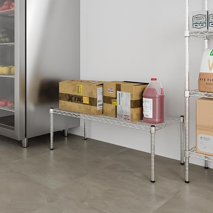 Regal Altair 18" Deep x 42" Wide x 14" Height Wire Shelving Kit | 1-Tier | NSF Commercial Storage Rack Unit
