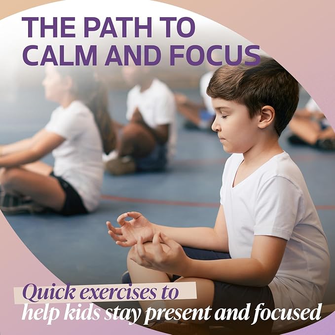 Mindfulness Cards for Kids, Meditation and Brain Focus for Yoga Classroom, Calm Corner Kit, Play Therapy, Affirmation Cards, Social Emotional Games, Mind Brain Emotion Connection, or Relaxation