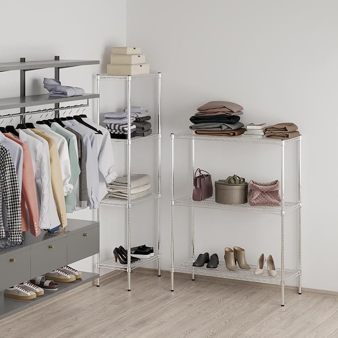 Regal Altair 18" Deep x 42" Wide x 54" Height Wire Shelving Kit | 3-Tier | NSF Commercial Storage Rack Unit