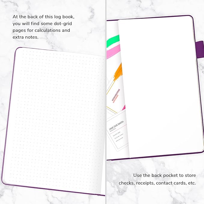 Clever Fox Inventory & Sales Log Book for Small Business – Inventory Ledger Book, Inventory Notebook, Order Tracker Book for Purchases, Sales & Reorders – Undated, Hardcover, A5, Purple