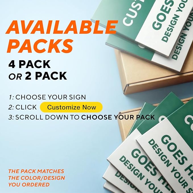 Custom Outdoor Metal Signs: Personalized Aluminum Business Signs, Waterproof, White Aluminum (Green & White, 42x28 In)