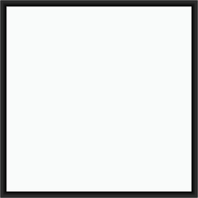 U Brands Magnetic Dry Erase Board White Board, 36" x 36" Inches, Black Wood Frame (2892U00-01)