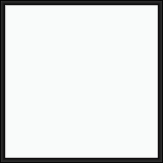 U Brands Magnetic Dry Erase Board White Board, 36" x 36" Inches, Black Wood Frame (2892U00-01)