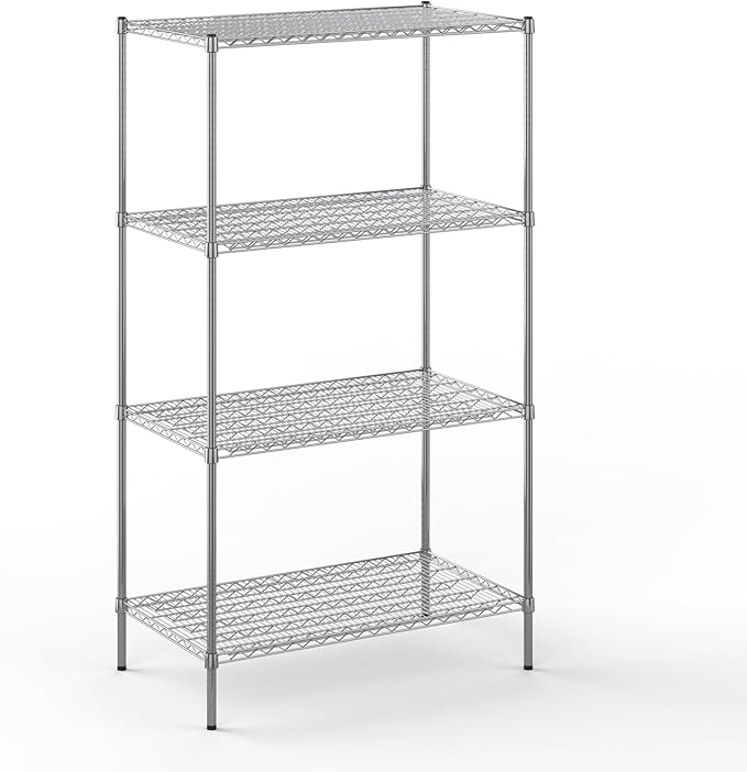 Regal Altair 24" Deep x 42" Wide x 74" Height Wire Shelving Kit | 4-Tier | NSF Commercial Storage Rack Unit