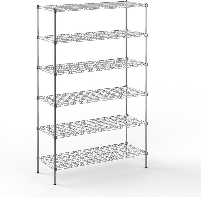 Regal Altair 21" Deep x 54" Wide x 86" Height Wire Shelving Kit | 6-Tier | NSF Commercial Storage Rack Unit
