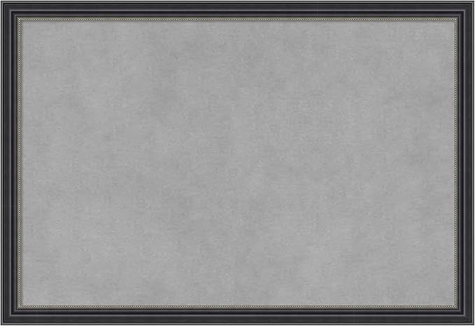 Amanti Art Black Framed Magnetic Board 13x19 Small Vision Board for use with Magnets, 100% Metal Sheet to Display Items as Office Decor or for Home Organization in mudroom, Kitchen or Kids Room