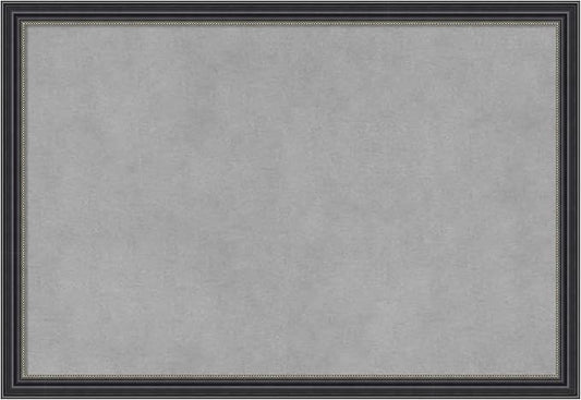 Amanti Art Black Framed Magnetic Board 13x19 Small Vision Board for use with Magnets, 100% Metal Sheet to Display Items as Office Decor or for Home Organization in mudroom, Kitchen or Kids Room