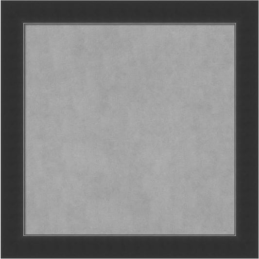Amanti Art Black Framed Magnetic Board 29x29 Medium Vision Board for use with Magnets, 100% Metal Sheet to Display Items as Office Decor or for Home Organization in mudroom, Kitchen or Kids Room