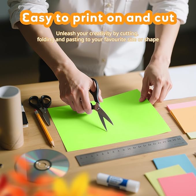 Green Cardstock 8.5 x 11, Colored Card Stock, 40 Sheets Light Green Paper, Cardstock Paper for Invitations, Art, Drawing, Menu, DIY Card, Tag, Cards Making, Craft, Certificate, School, Office Printing