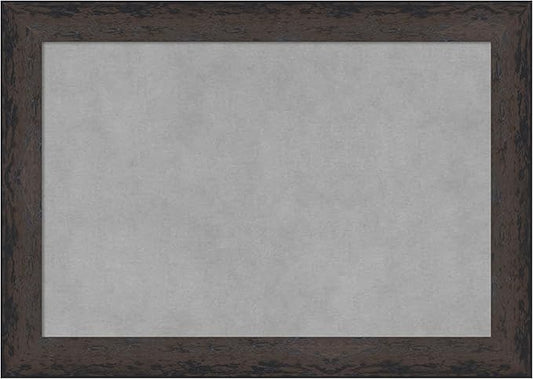 Amanti Art Black Framed Magnetic Board 15x21 Small Vision Board for use with Magnets, 100% Metal Sheet to Display Items as Office Decor or for Home Organization in mudroom, Kitchen or Kids Room