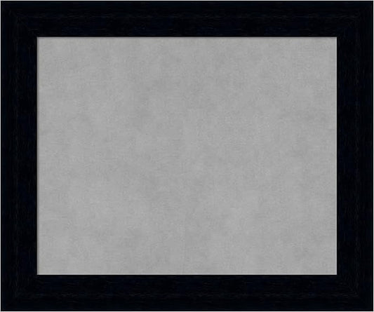 Amanti Art Black Framed Magnetic Board 20x24 Small Vision Board for use with Magnets, 100% Metal Sheet to Display Items as Office Decor or for Home Organization in mudroom, Kitchen or Kids Room