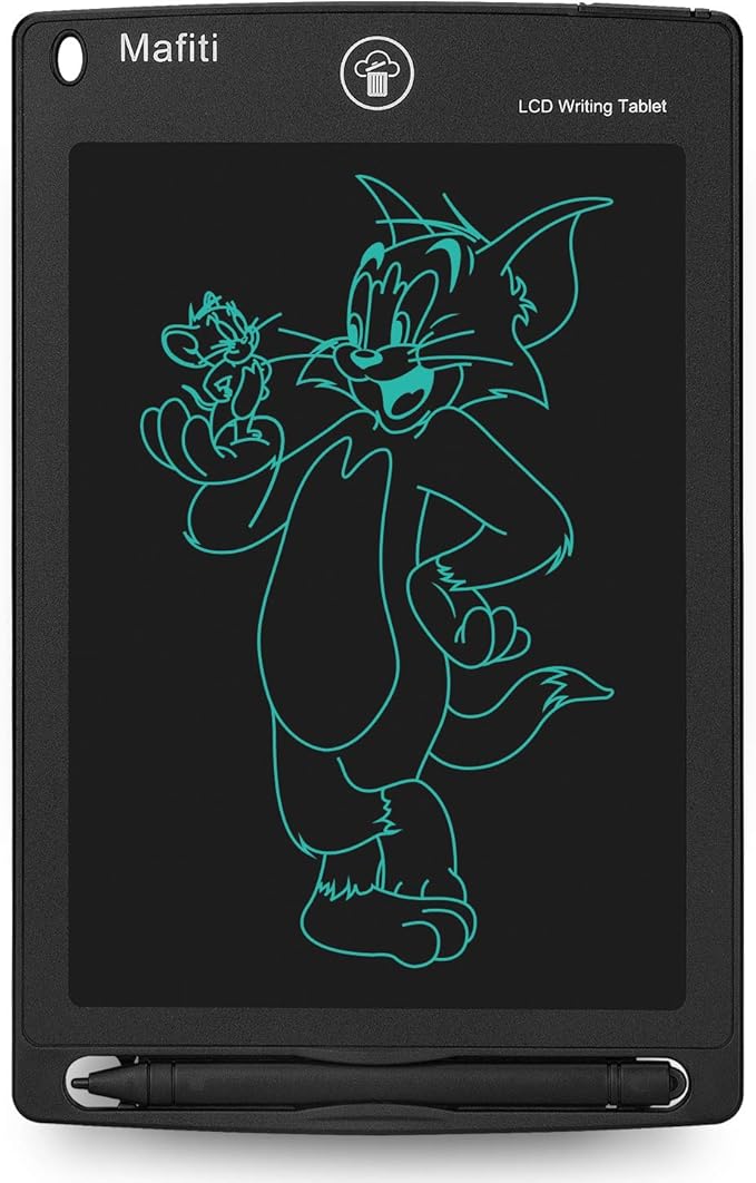 Mafiti LCD Writing Tablet 8.5 Inch Electronic Writing Drawing Pad Portable Doodle Board Gifts for Kids Office Memo Home Whiteboard Black