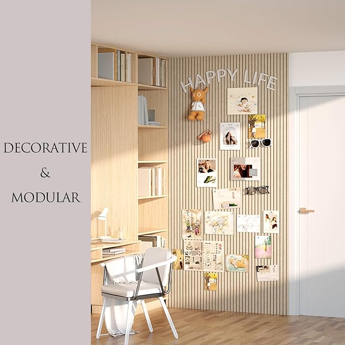 Large Felt Wall Tiles Cork Boards for Office Cubicle, 35"x23.6" Felt Photos Board Bulletin Tiles Pin Board for Walls Home Decor, Noise Reduction Boards Panels for Notes Memos, 6-Pack, Pink