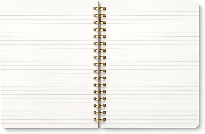 Compendium Spiral Notebook — Joy Is Handmade. — A Designer Spiral Notebook with 192 Lined Pages, College Ruled, 7.0"W x 9.25"H