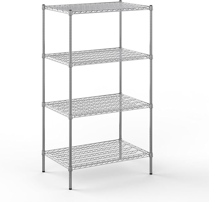 Regal Altair 24" Deep x 36" Wide x 64" Height Wire Shelving Kit | 4-Tier | NSF Commercial Storage Rack Unit
