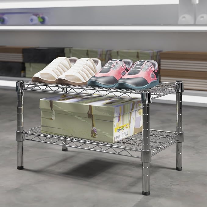 Regal Altair 14" Deep x 24" Wide x 14" Height Wire Shelving Kit | 2-Tier | NSF Commercial Storage Rack Unit