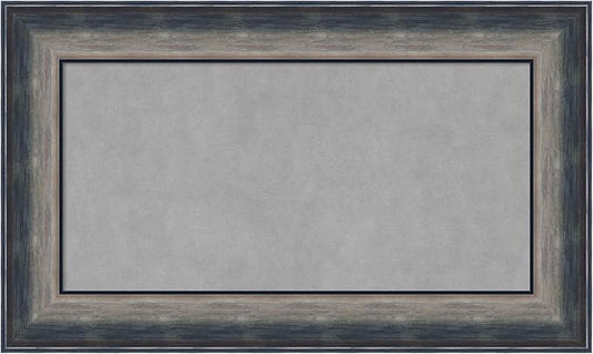 Amanti Art Silver Framed Magnetic Board 18x30 Small Vision Board for use with Magnets, 100% Metal Sheet to Display Items as Office Decor or for Home Organization in mudroom, Kitchen or Kids Room