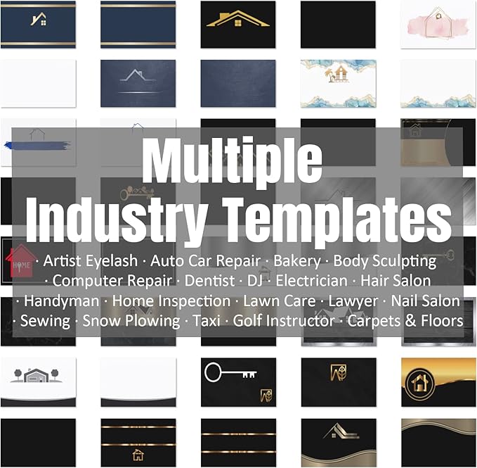 Custom Business Cards Double-Sided Realtor Business Cards Customize with Your Image Logo 3.5"x 2" 300GSM Matte Paper for Small Business
